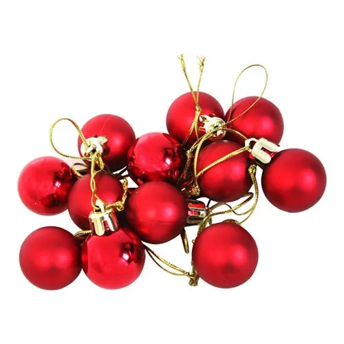 Evistro Christmas Party Ornament Decorative 48 Li Ball 2 cm