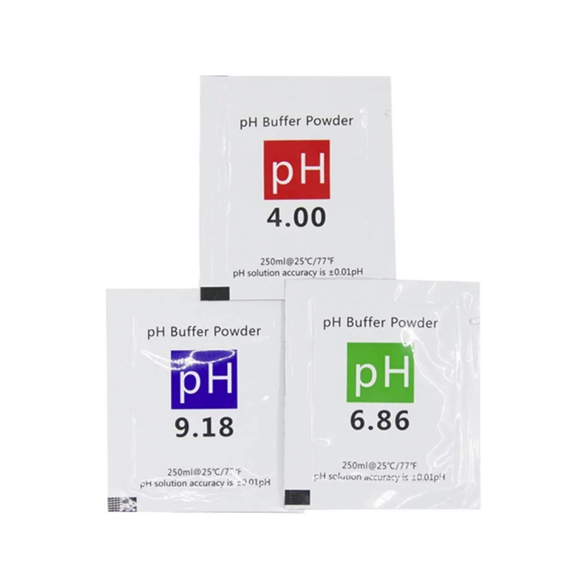 Hot sale 18 Pack PH Meter Buffer Solution Powder 6.86/4.00/9.18, PH Calibration Solution Packets for Precise PH Meter