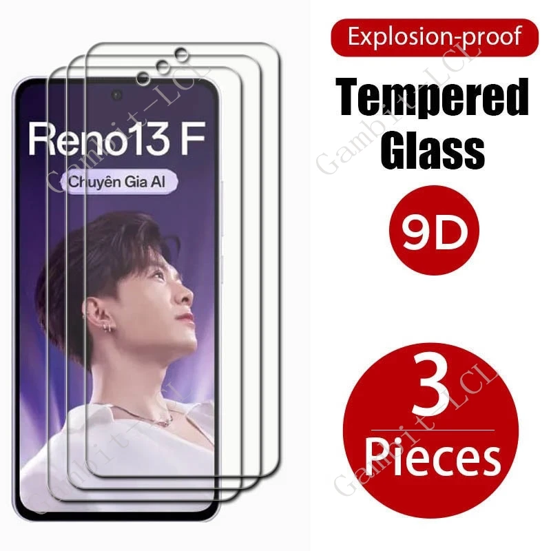 3PCS Protective Tempered Glass For OPPO Reno13 F 4G 5G ON OPPOReno13F Reno13F Reno 13F 6.67
