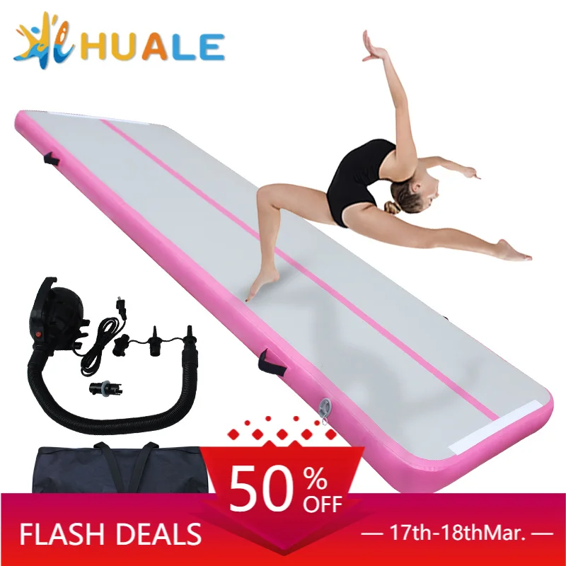 Factory Sale Custom Inflatable Air Track Mat CE Certified 10/20/30cm Thickness For Indoor Outdoor Gymnastics Athlete Unisex