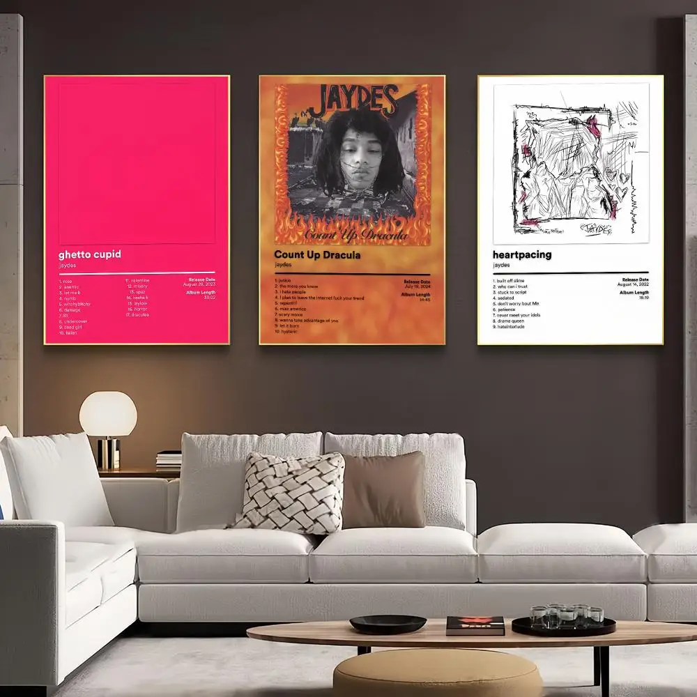 Musician Album J-Jaydes Poster Decorative Wall Art Print for Living Room Bedroom Study Office Café Home Decor Unique Gift