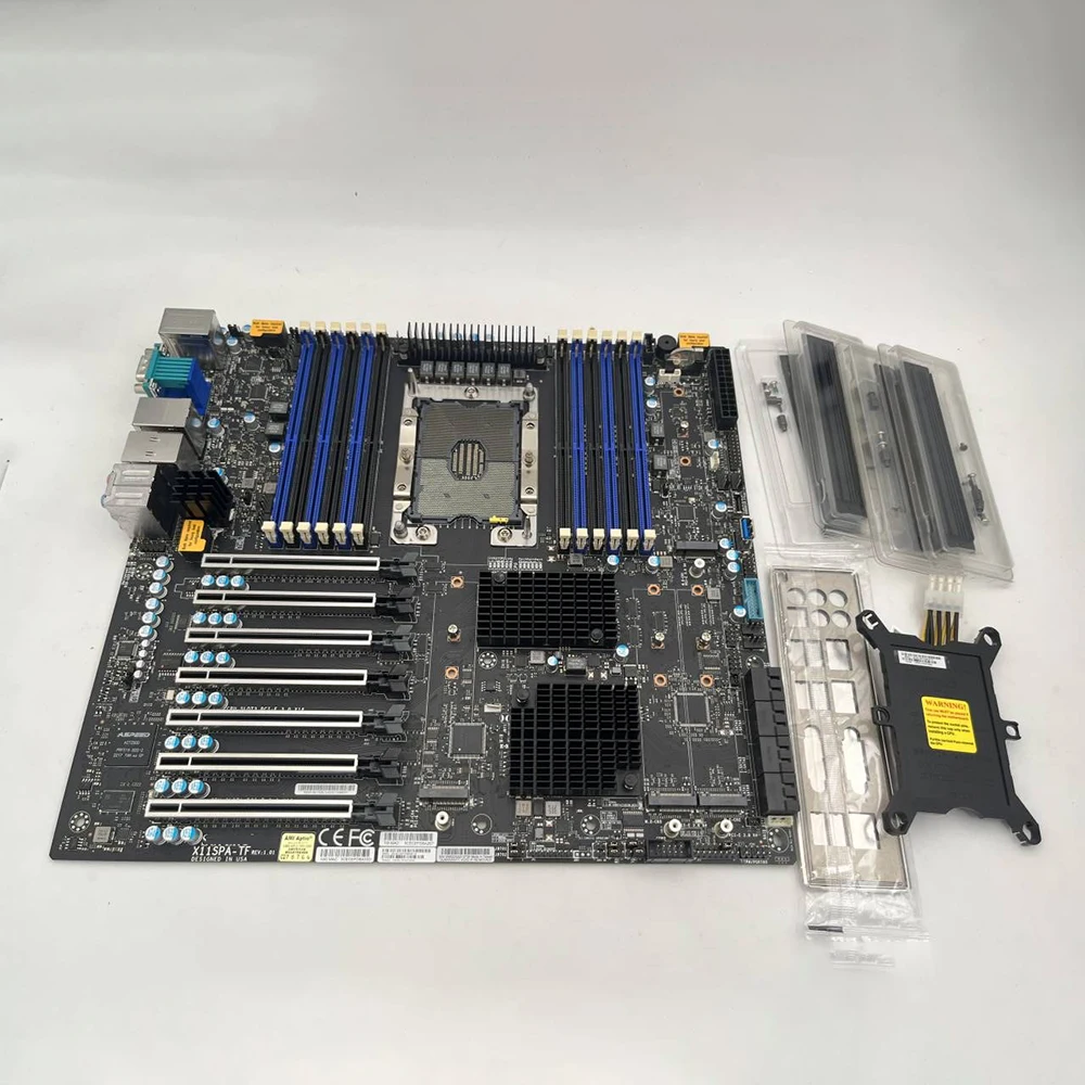 For Supermicro Motherboard LGA-3647 DDR4 PCI-E 3.0 M.2 2nd Gen Xeon Scalable Processors X11SPA-TF