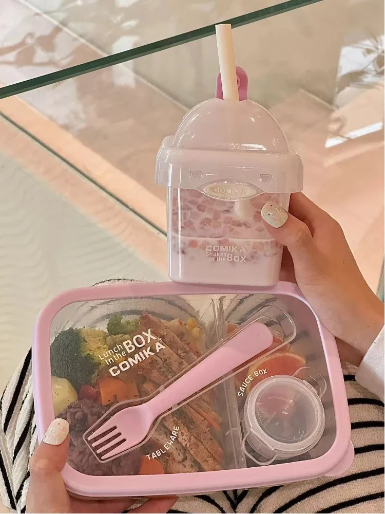 Bento box Microwave oven heating Light food lunch box Japanese fruit salad crisper Camping picnic lunch box