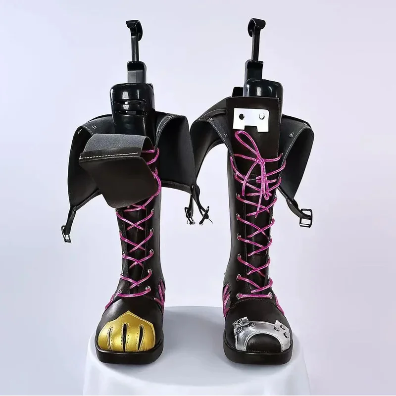 

LOL Arcane Jinx Cosplay Boots Shoes Halloween Party Accessories