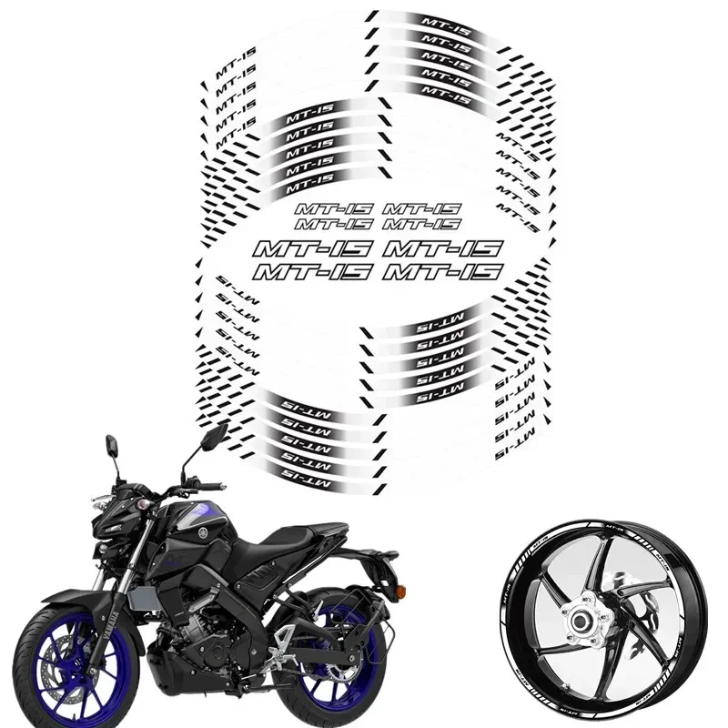 

Запчасти для мотоциклов YAMAHA MT-15 MT15 MT 15, контурная декоративная наклейка на колесо, аксессуары A