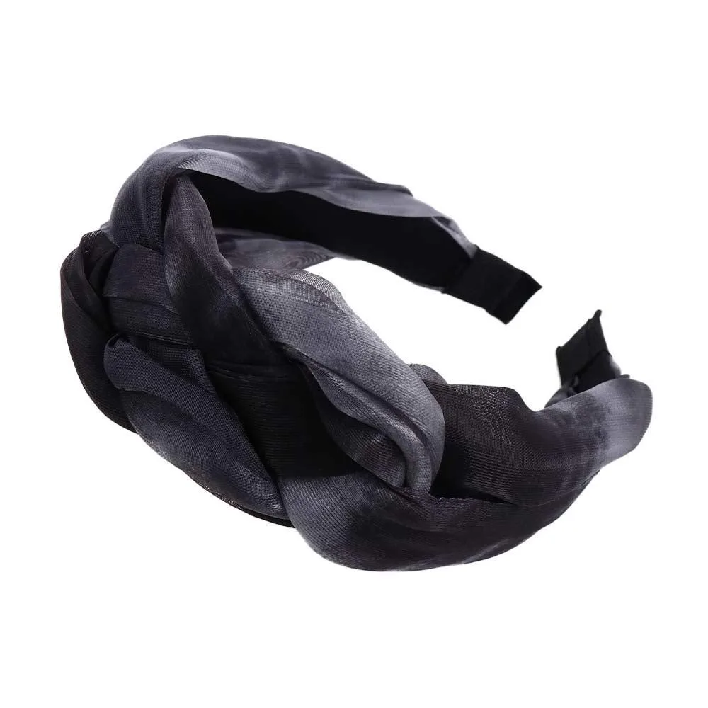 

Mesh Headdress Girls Female Wide Edge Makeup Women Headband Hair Accessories Korean Style Headband Twisted Braid Hair Hoop