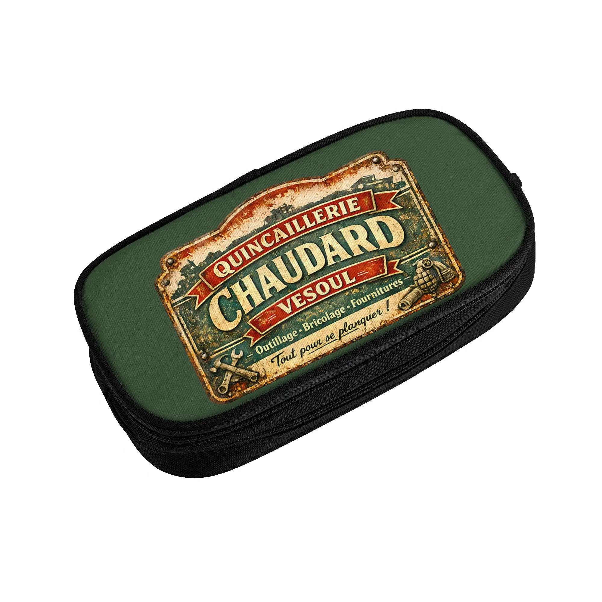 Quincaillerie Chaudard Vesoul Pencil Case Humor French Film Pen Bags Girl Boy Large Storage School Gift Pencil Pouch Stationery