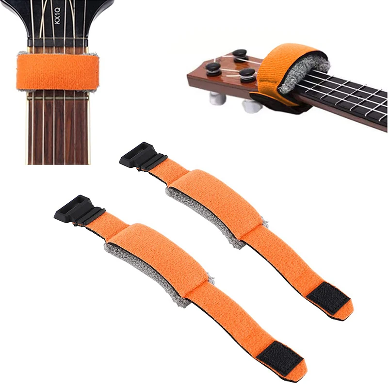 1Pc Noise Damper Muter Wraps High-elastic Guitar Mute Strap Easy To Use Stringed Instruments Accessories For Bass Ukulele