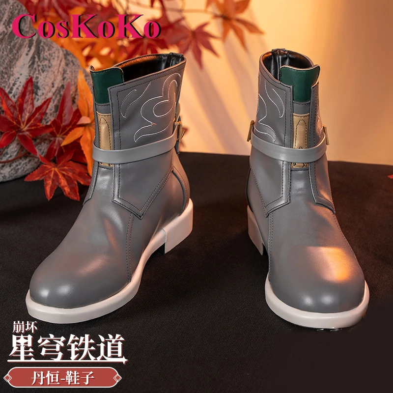 

CosKoKo Dan Heng/Blade Shoes Cosplay Anime Game Honkai: Star Rail Fashion Short Tube Party Role Play Accessories