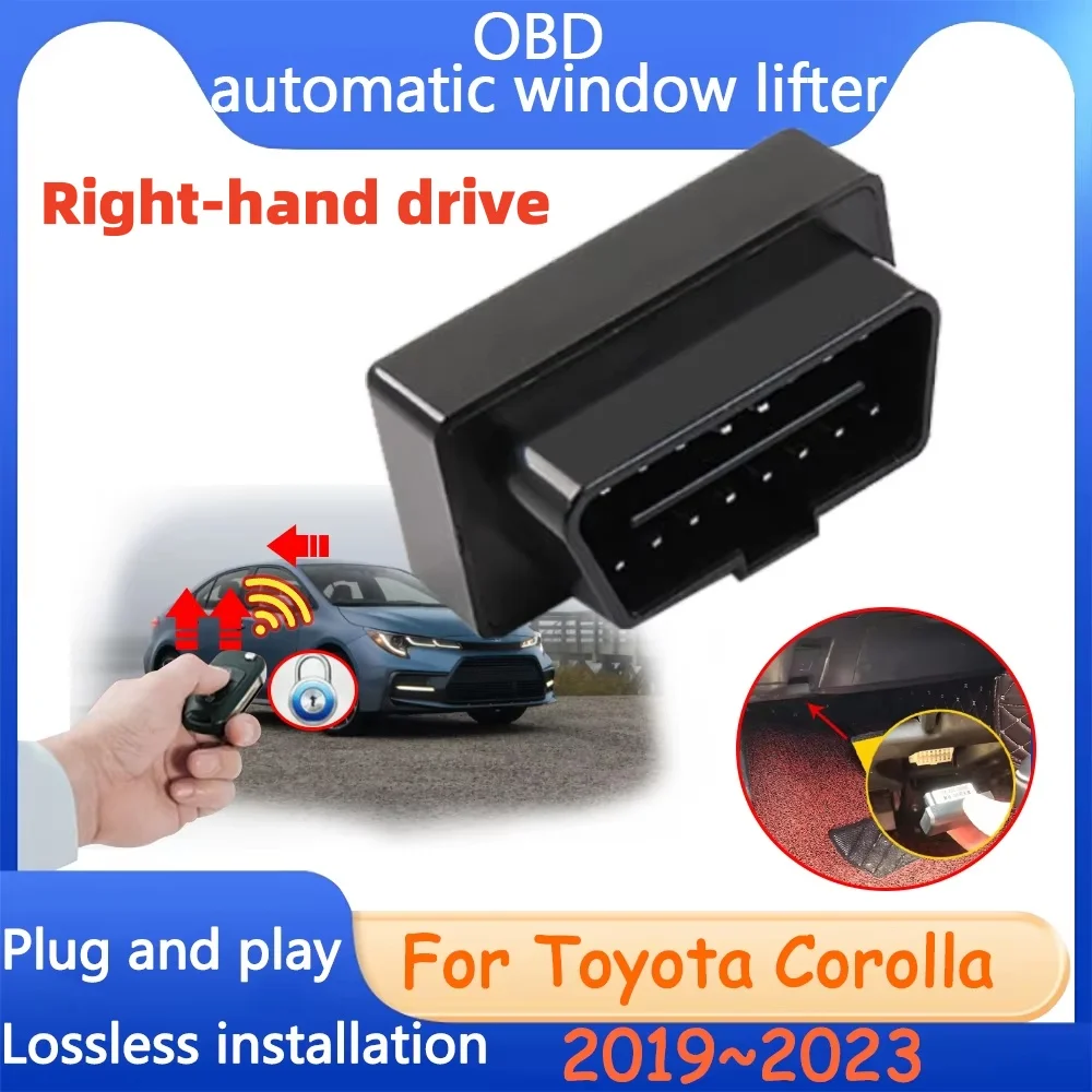 

For Toyota Corolla E210 2019 2020 2021 2022 2023 Car Automatic Window Lifting Accessories OBD Lock Driving Modification Tunings