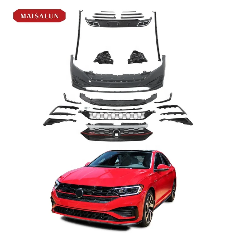 

2019 GLI style body kit For Volkswagon Sagitar 2019 upgrade to GLI style body kit with front bumper side skirts diffuser