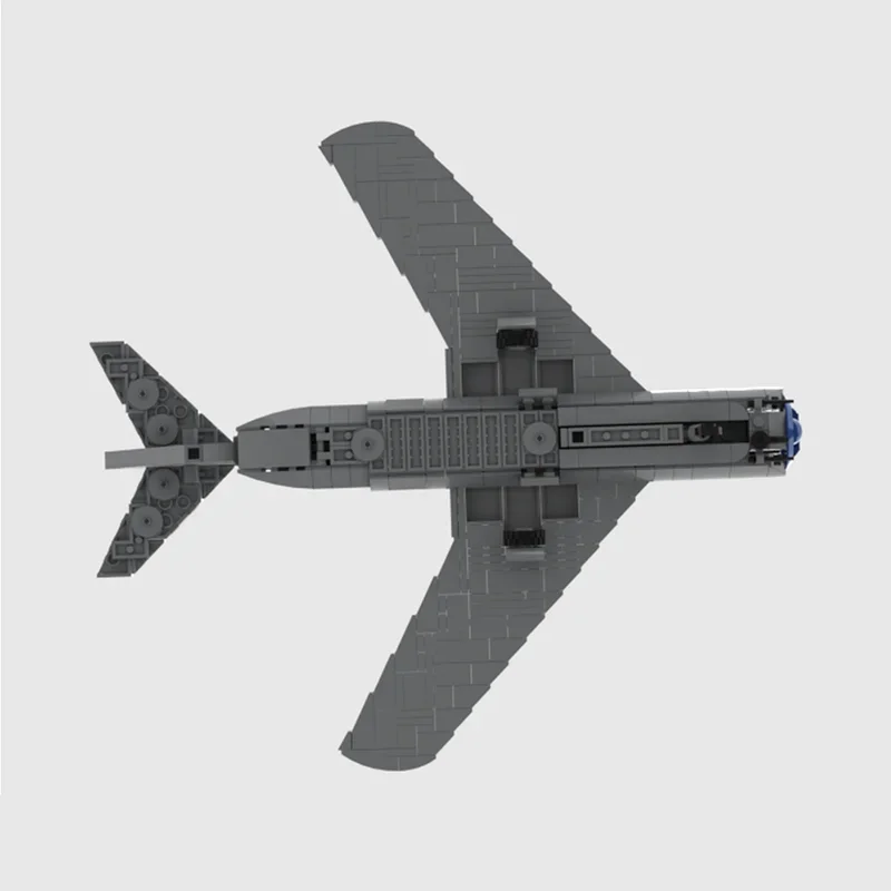 الطائرة المقاتلة Moc اللبنات ليم 5p (Mig 17pf) التكنولوجيا وحدات الطوب نموذج الهدايا عيد الميلاد اللعب DIY مجموعات الجمعية!