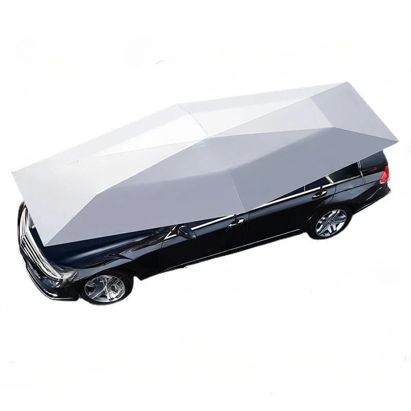 Car parasol full semi-automatic mobile canopy roof automatic folding and shrinking