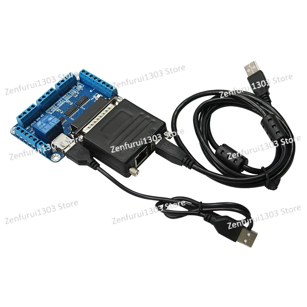 CNC MACH3 USB To Parallel LPT Port Converter Adapter 6 Axis Controller Mach3 Parallet Port TO USB