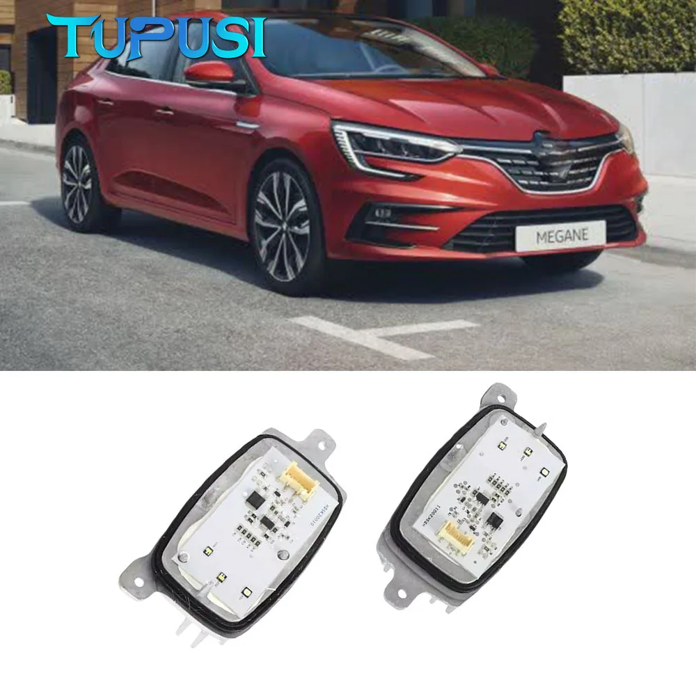 

Левые и правые модули DRL OE # 285753299 285759447 Комплект ремонтных ламп для дневных ходовых огней Renault Megane IV, ярко-белый свет