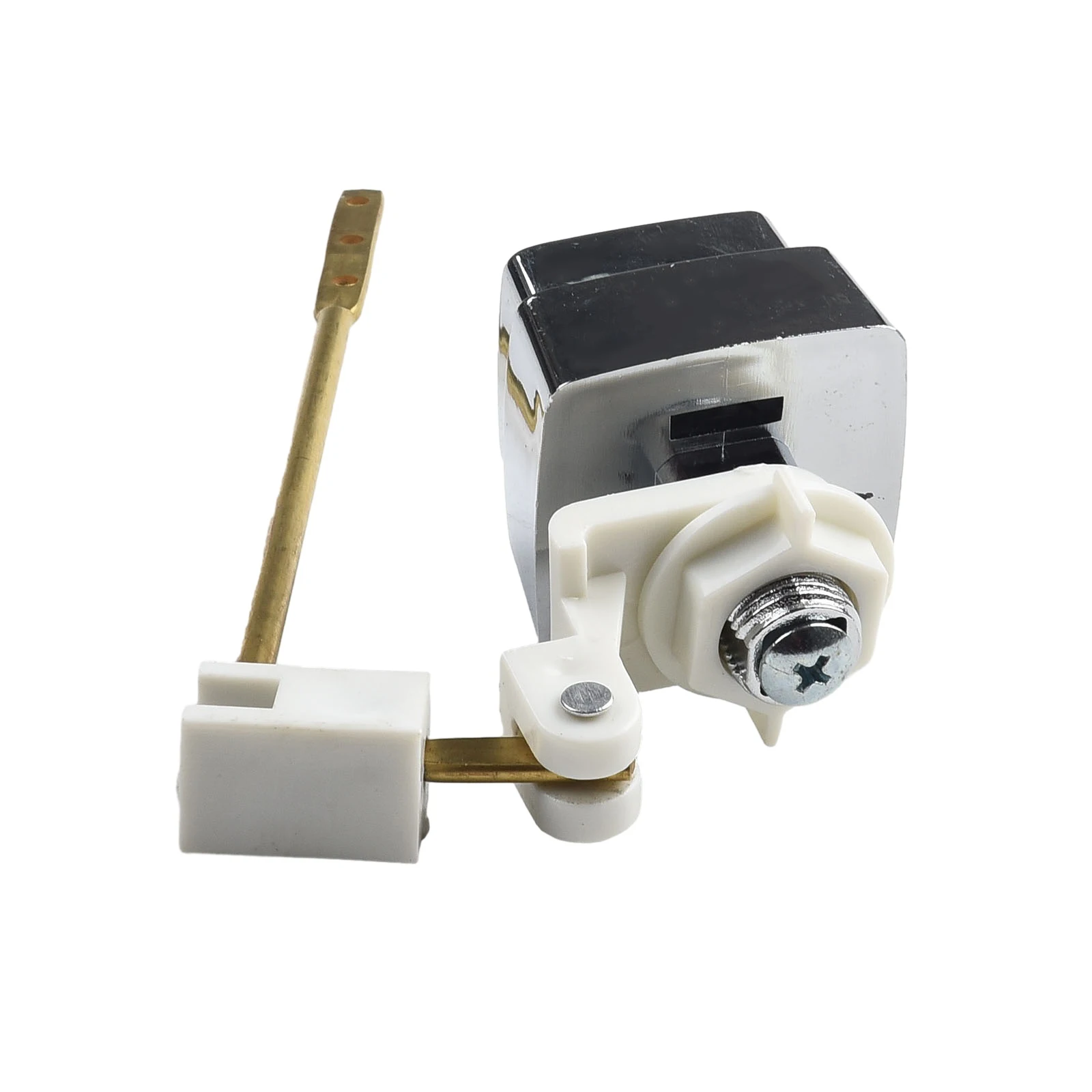 Button Tank for Push Button Master Plumber Push Button Side Mount Tank Toilet Arm Brass Chrome Lever Flush Practical