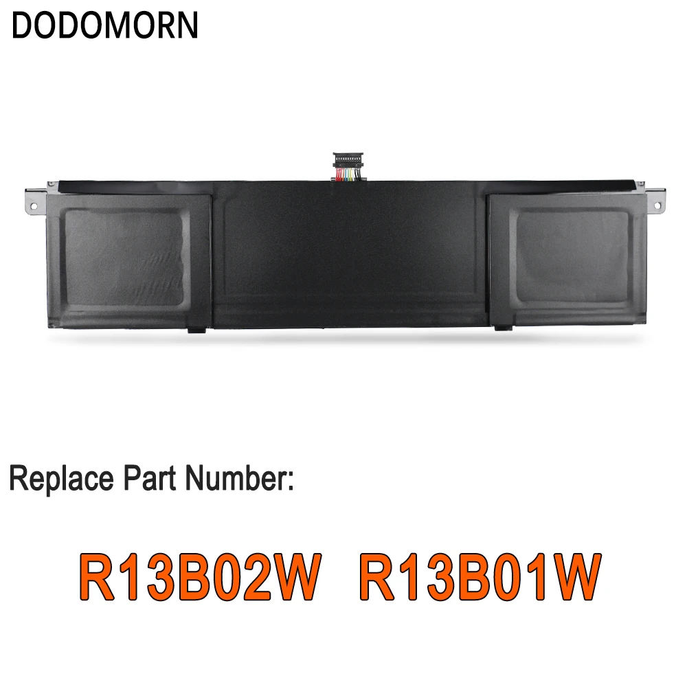 DODOMORN 5230mAh R13B01W R13B02W Laptop Battery For Xiaomi Mi Air 13.3