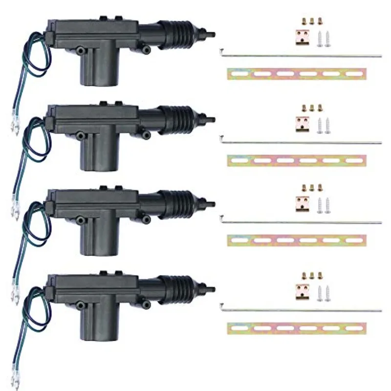 Car Locking System Actuator Heavy Duty Automobile Central Door Lock 2 Wire Vehicle Electric Door Lock 12V Motor Kit Accessorie