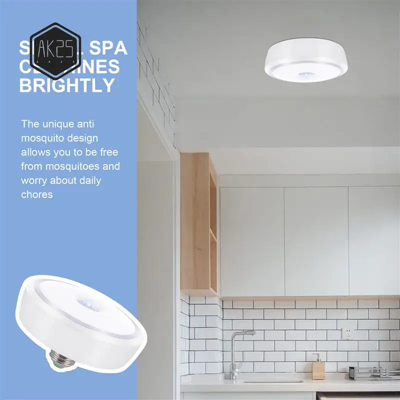 Lampadina con sensore di movimento AK25-15W - Lampadina a LED super luminosa attivata dal movimento con sensore a infrarossi PIR di movimento