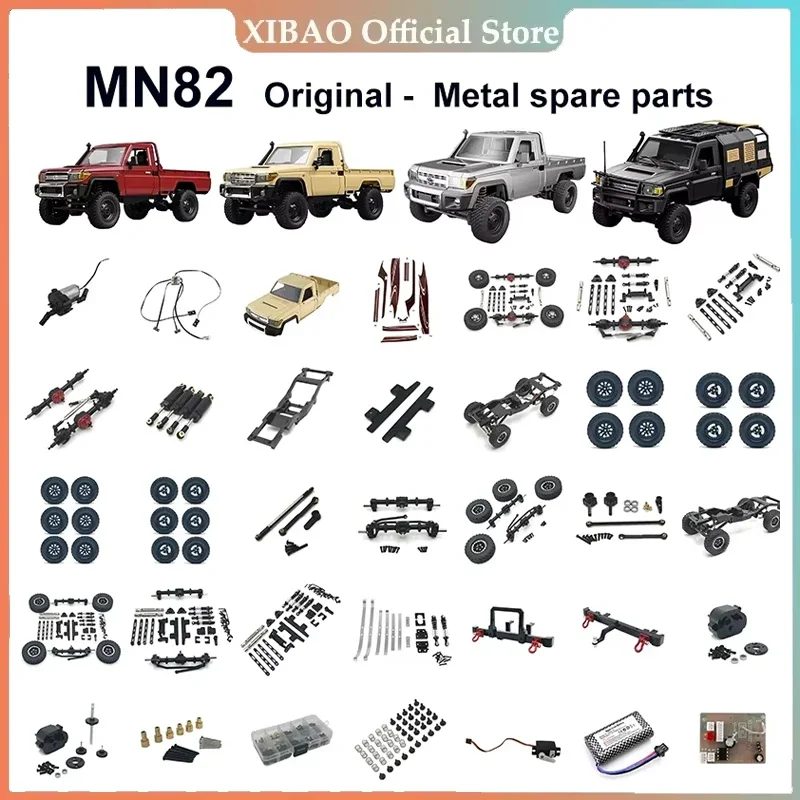 MN MODEL MN 82S  MN82 MN82Pro LC79 1: 12 Original Accessories: Wave Box Shock Absorber Axle Girder Lipo Battery  Car Accessories