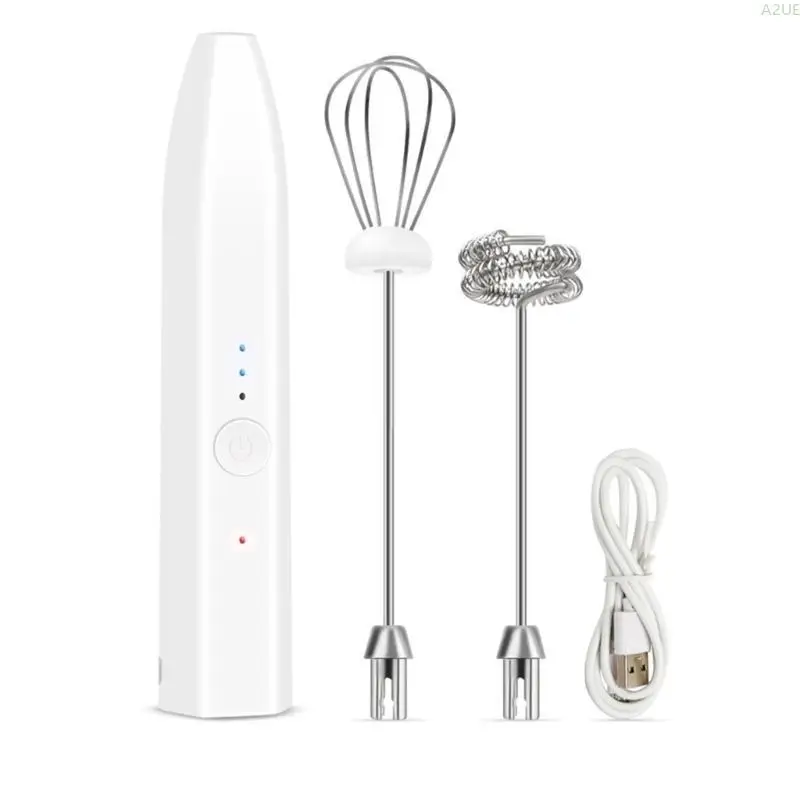 

A2UE Convenient Wireless Kitchen Stirrer Handheld Beaters Multifunctional Mixing Tool Electric Blenders for Traveling Outdoor