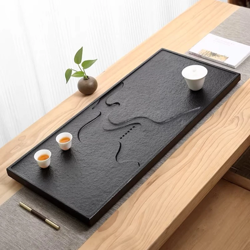 Nordic Indoor Tea Tray Original Antique office Accessories Ceramic Tea Tray Supplies Marble bandejas de madera Rectangular Tray