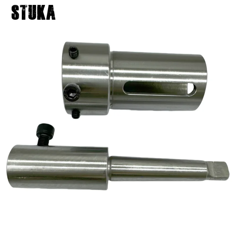 Imagem -04 - Suporte de Matriz Redonda Retrátil Tail Stock Morse Taper Manga Fixa para Máquina de Tapping Fresagem de Torno Rosca Externa