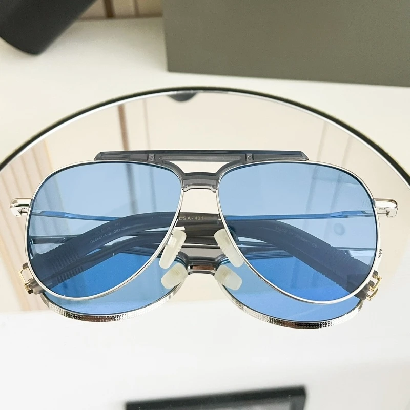 DLS401 Lancier Sunglasses Double Bridge Pilot Luxury Women Sunglasses Men Alloy Outdoor Business  Eyewear 2025 Fashion