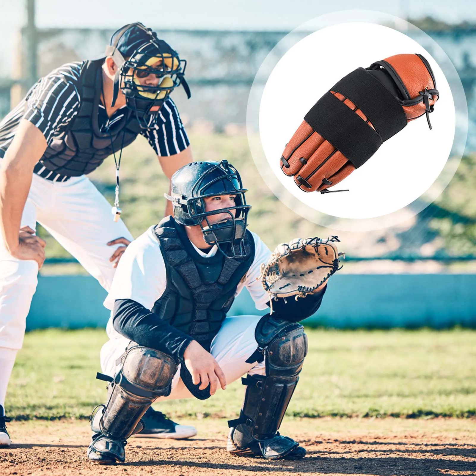 Baseball Catcher Glove Wraps Flexible Former and Pocket Shaper Adjustable Strap Suitable for Both Adults and Kids XR-Hot