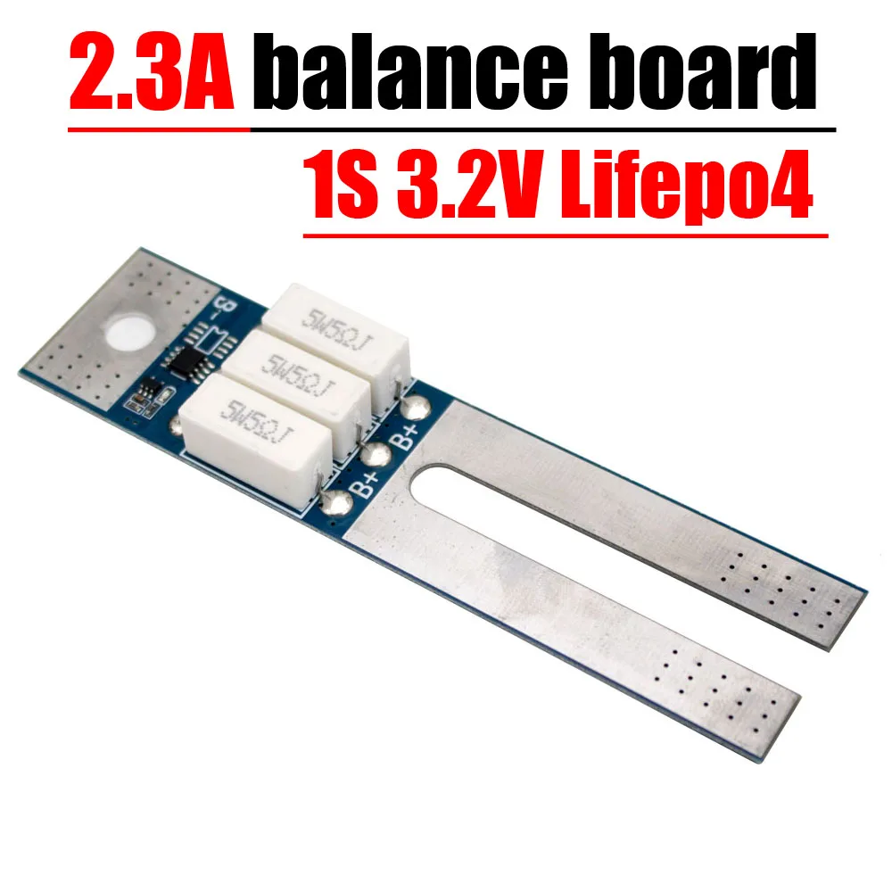 1S 2.3A balance board 1 cell 3.2V Lifepo4 lithium iron phosphate battery balancer for 18650 26650 21700 BMS balancing Equalizer