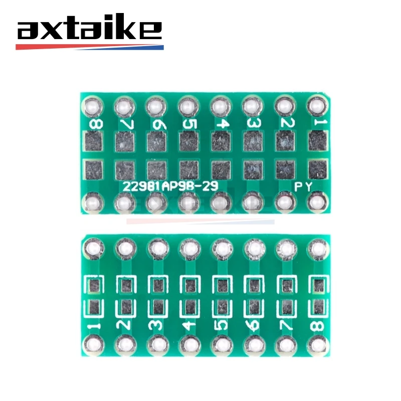 10PCS 0805 0603 0402 To DIP PCB Transfer Board DIP Pin Board Pitch Capacitance Resistance Adapter Plate Conversion Board