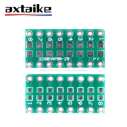 10PCS 0805 0603 0402 To DIP PCB Transfer Board DIP Pin Board Pitch Capacitance Resistance Adapter Plate Conversion Board