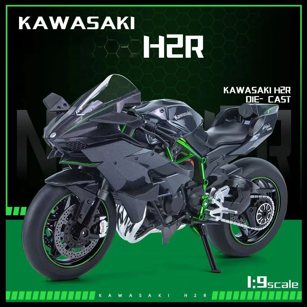 

1:9 Ninja H2R Unique Motorcycle Model: Ideal Gift for Young Adults, Great for Romance, Friendship, Men's Birthd