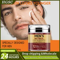 Crème hydratante pour le visage au rétinol pour hommes, Anti-rides, vieillissement, hydratant, rétrécit les Pores, blanchissant, lisse 1