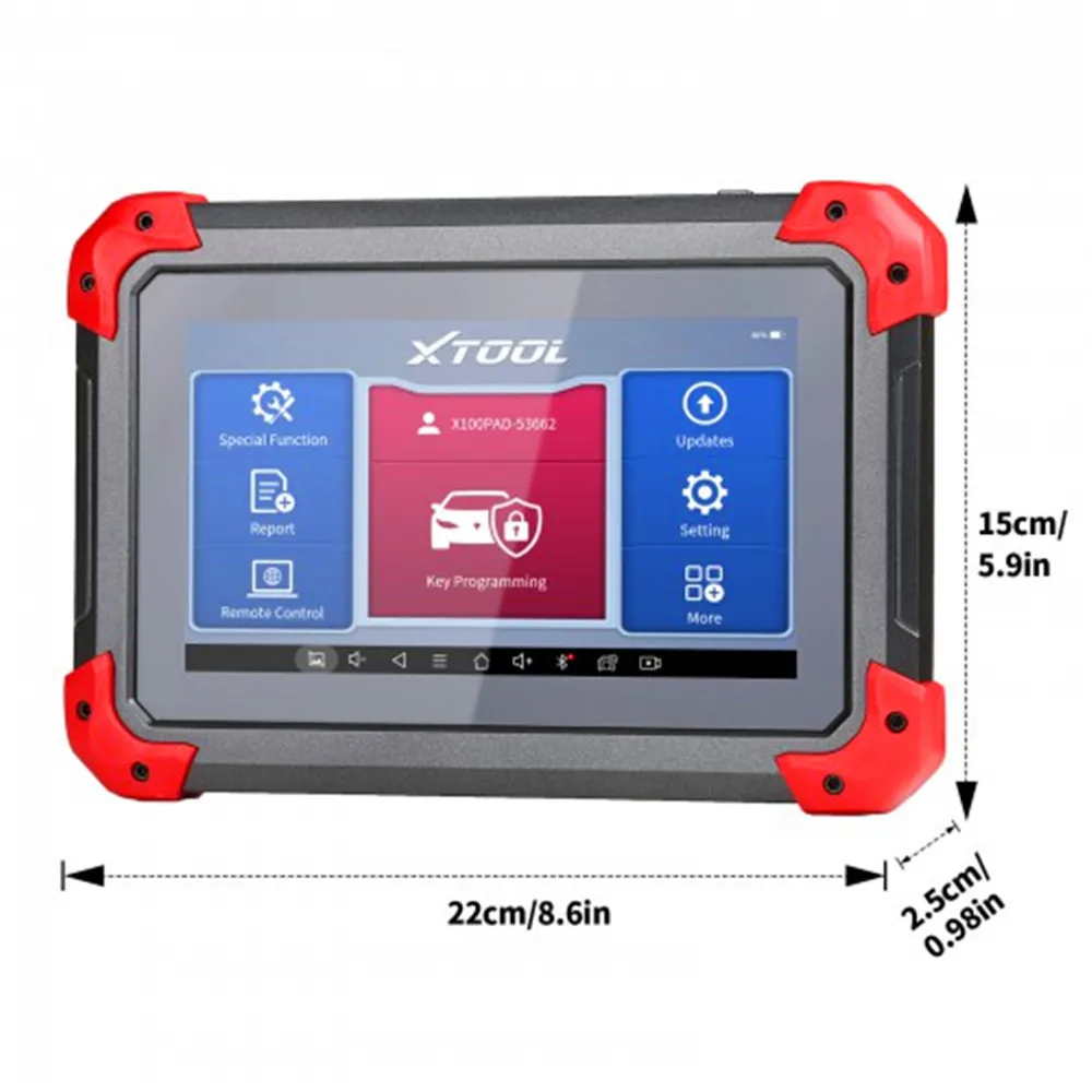 

Latest XTOOL X100 PAD Key Programmer with Oil Rest Tool and More Special Functions for Most Cars