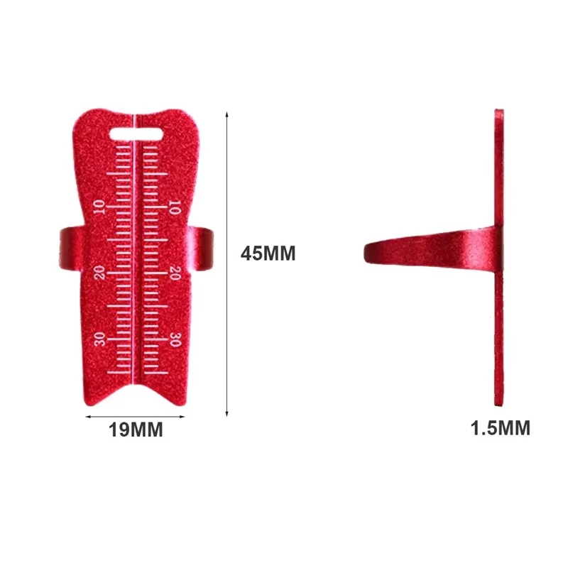 

1Pcs Dental Rulers Aluminium Measure Scale Endodontic Dentist Instrument Tools Dental Span Ring High Quality Tools Materials