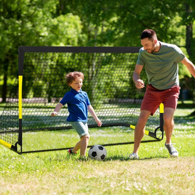 Draagbaar mini-pop-updoel Opvouwbaar voetbaltrainingsnet Voetbal Multifunctioneel verstelbaar voetbaldoel voor kinderen