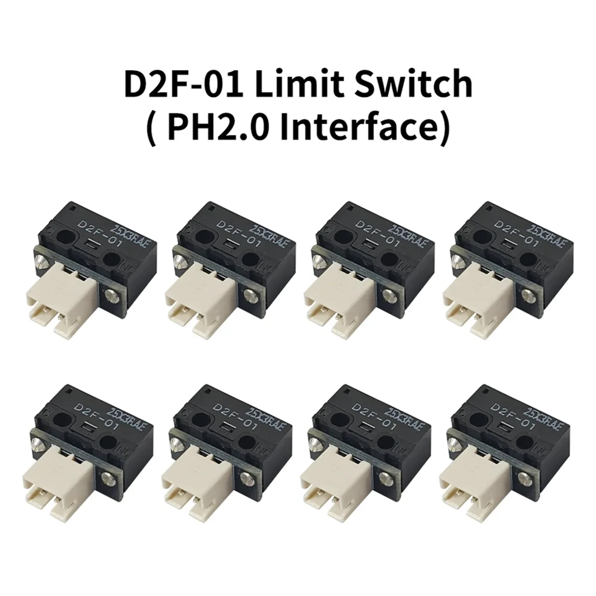 BFYLE D2F-01 Limit Switch ERCF V2 Endstop PH2.0 Antarmuka Bagian Printer 3D untuk Printer 3D DIY