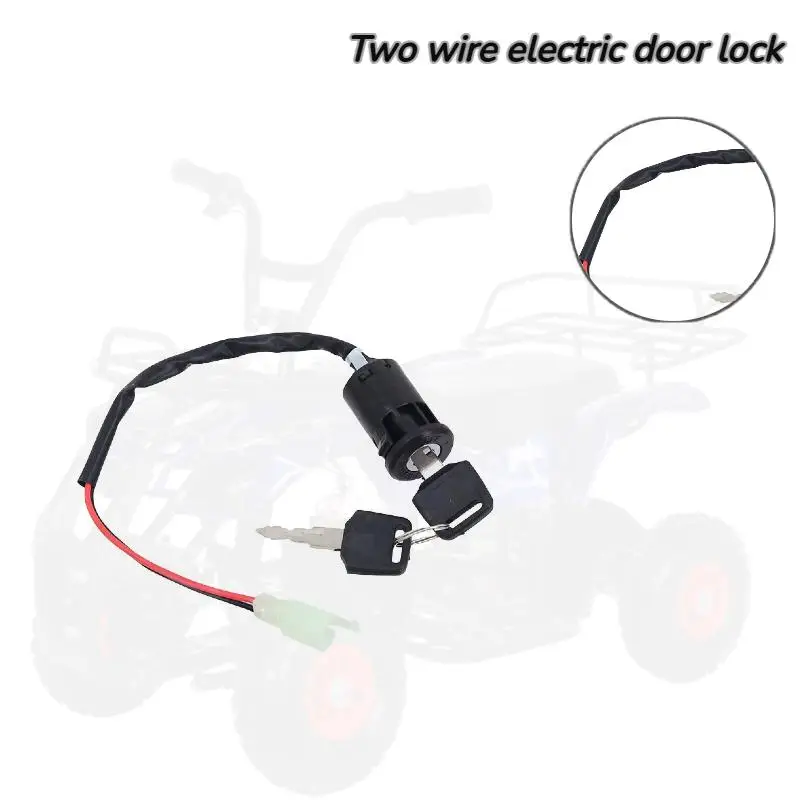 For Universal Motorbike Motorcycle Ignition Switch +2 Keys for ATV Moto Accessories Motorbike Start Switch Door Locks