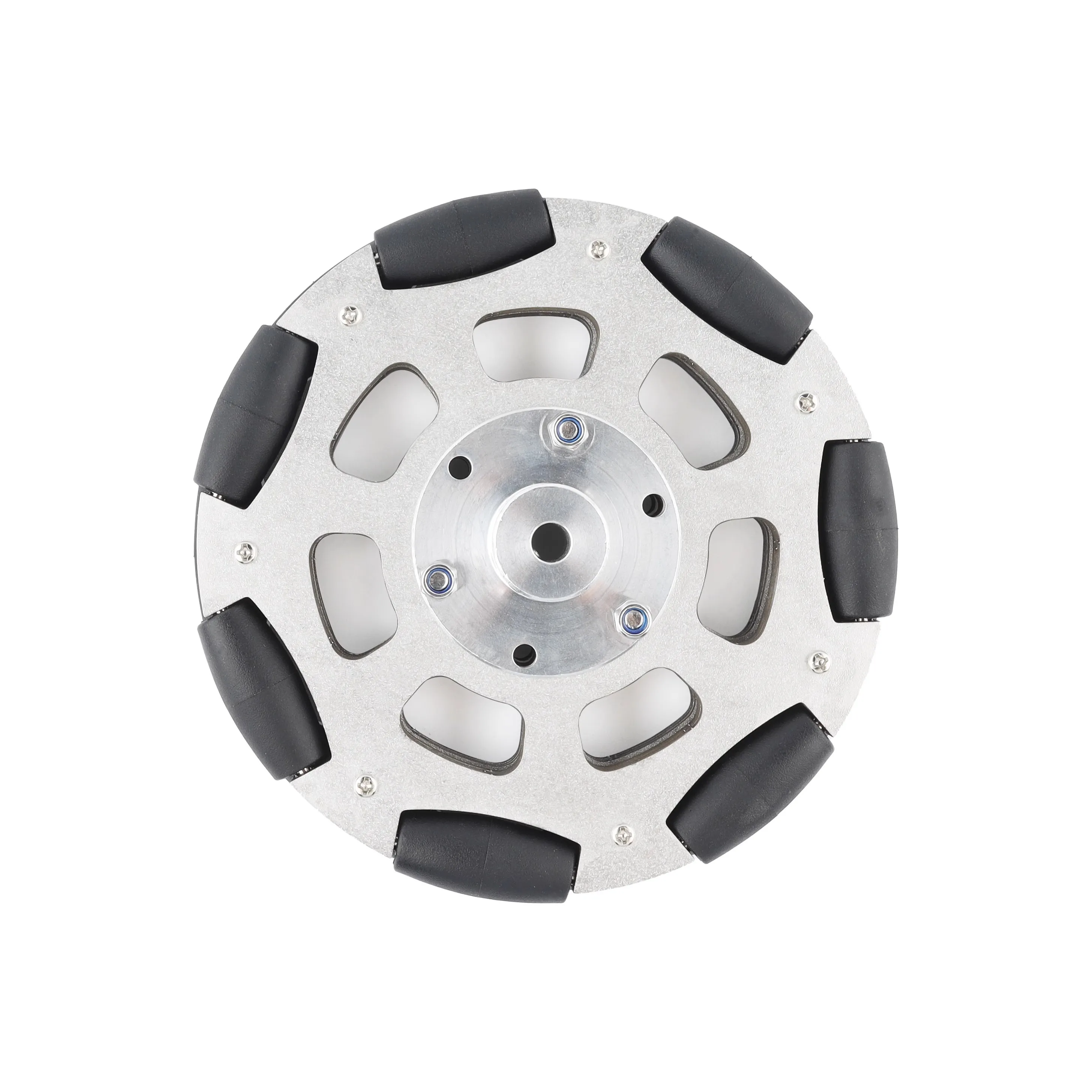 

For 152mm Metal Omni-Directional Wheel Metal Fulai Wheel Omni Robot Ros Platform Omnidirectional Movement