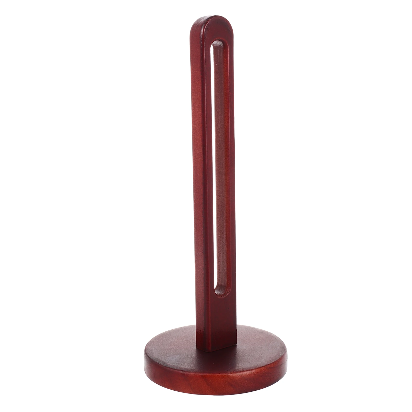 

Wood Paper Towel Holder Solid Wood Modern Stand Up Space Saving Organizer for Kitchen Bathroom Paper Towels Plastic Wrap Storage