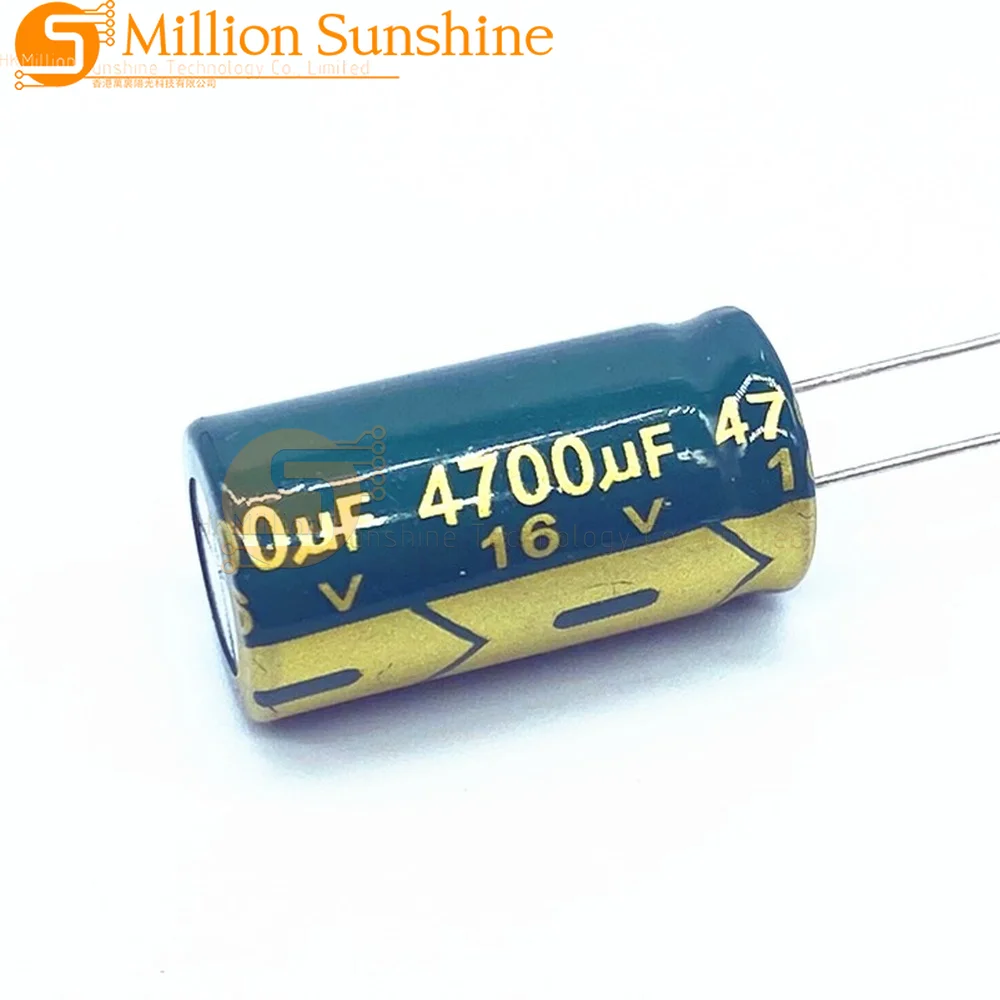 Capacitor de alumínio de alta freqüência, baixo ESR, 100UF, 220UF, 330UF, 470UF, 680UF, 1000UF, 1500UF, 2200UF, 3300UF, 10V, 16v, 25v, 35v, 50v, 400v