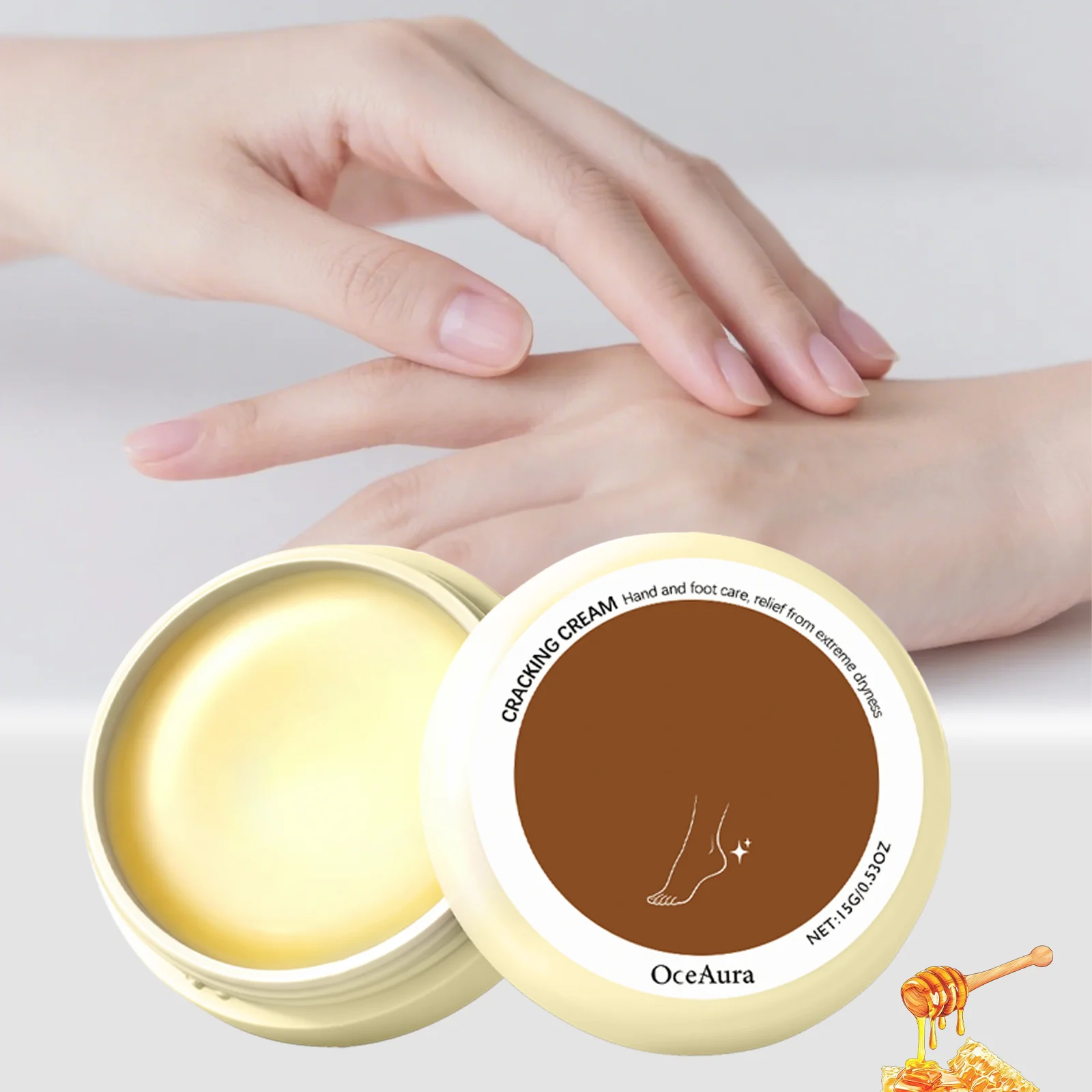 

Интенсивный восстанавливающий крем с маслом ши и медом для сухой кожи и потрескавшейся кожей Увлажняющий крем для холодной погоды для рук и ног Подарочный набор