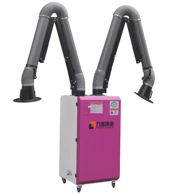Pulse Jet Cleaning Fume Exhaust System Weld Smoke Filter Welding Fume Extraction System