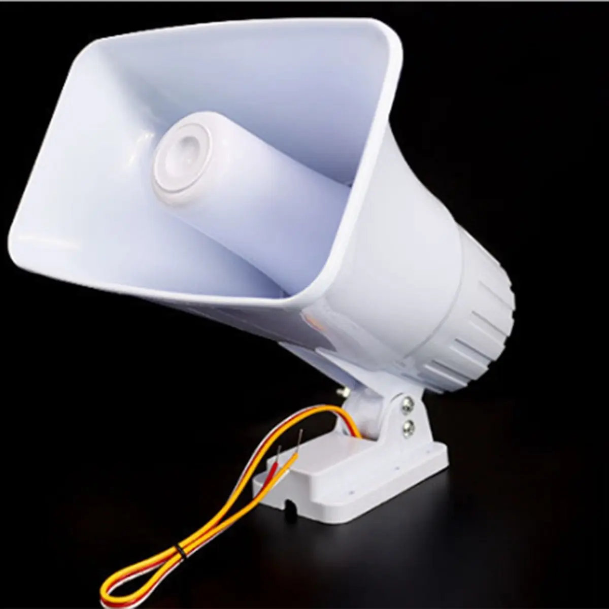 T35C DC 12V Wire 30 Watt Siren Dual Tone Indoor/Outdoor 120Db Super Alarm Horn Security Alarm Siren