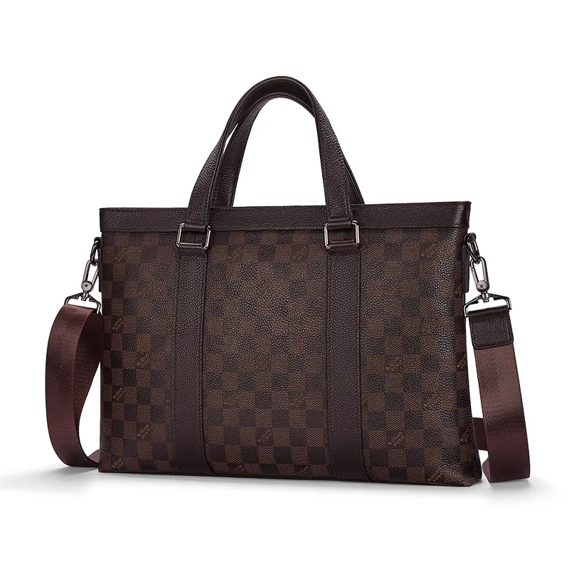 كتف واحد كروسبودي يده عادية النمط البريطاني حقيبة سستة السفر الرجال محمول رسول العلامة التجارية الفاخرة الرجال حقيبة #4