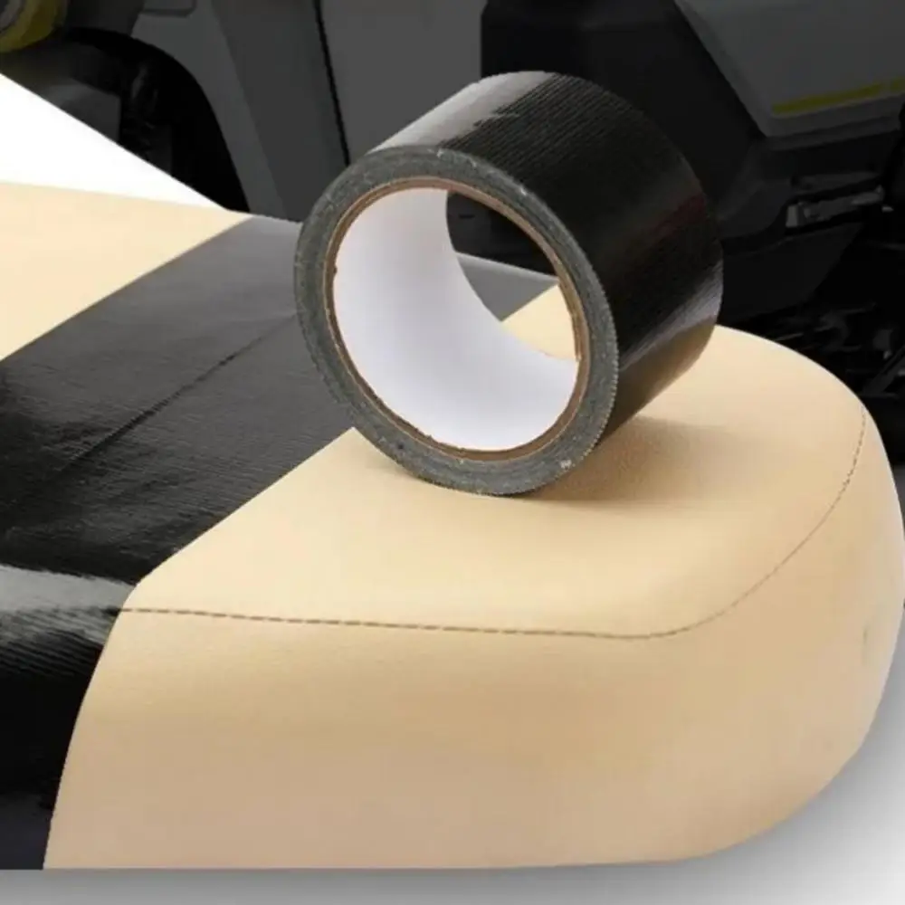 1Roll 3/5/10cmx2M Black Fabric Repair Tape Self Adhesive Duct Tape For Sofa Car Seat Motorcycle Cushion Heavy Duty Patch Fix