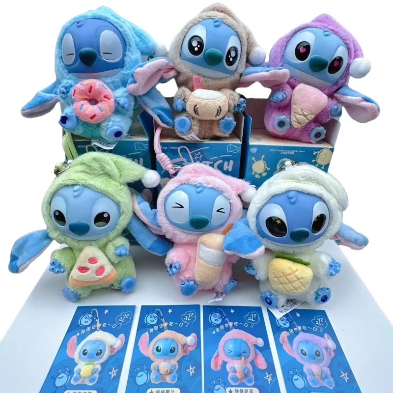 

Горячие продажи Stitch Blind Box Bag Eat Some Thing Before Sleep Series Виниловый кулон Милая кукла Mystery Box Пушистая кукла-сюрприз Подарки