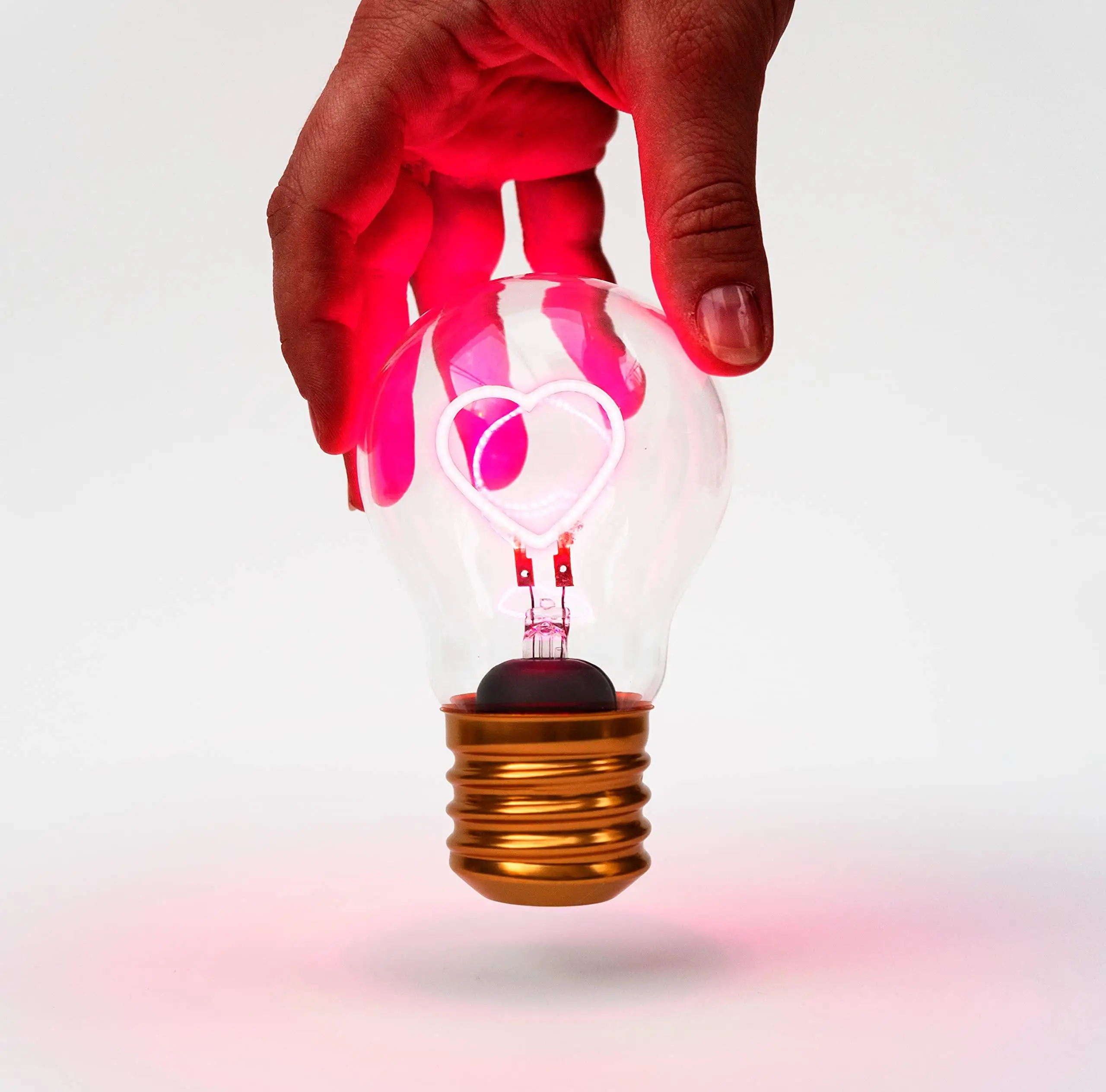 

Heart/Rainbow Shape Edison Bulb Usb Filament Light 5v Lights Vintage E40 Mini Bulbs Rechargeable Home Creative Night Children