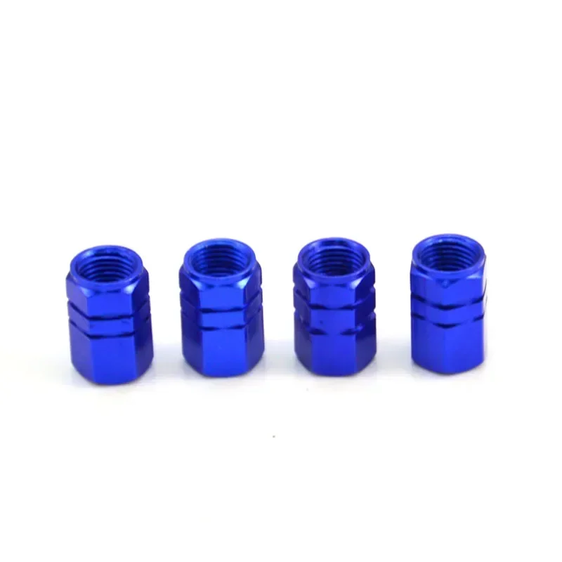 4Pcs Aluminum Alloy Car Wheel Tire Valve Caps Tyre Rim Stem Covers Airdust Waterproof For Automobiles Motorcycles Accessories